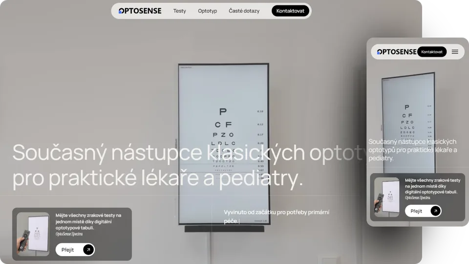 optosense.cz – web vytvořil Adam Stříteský