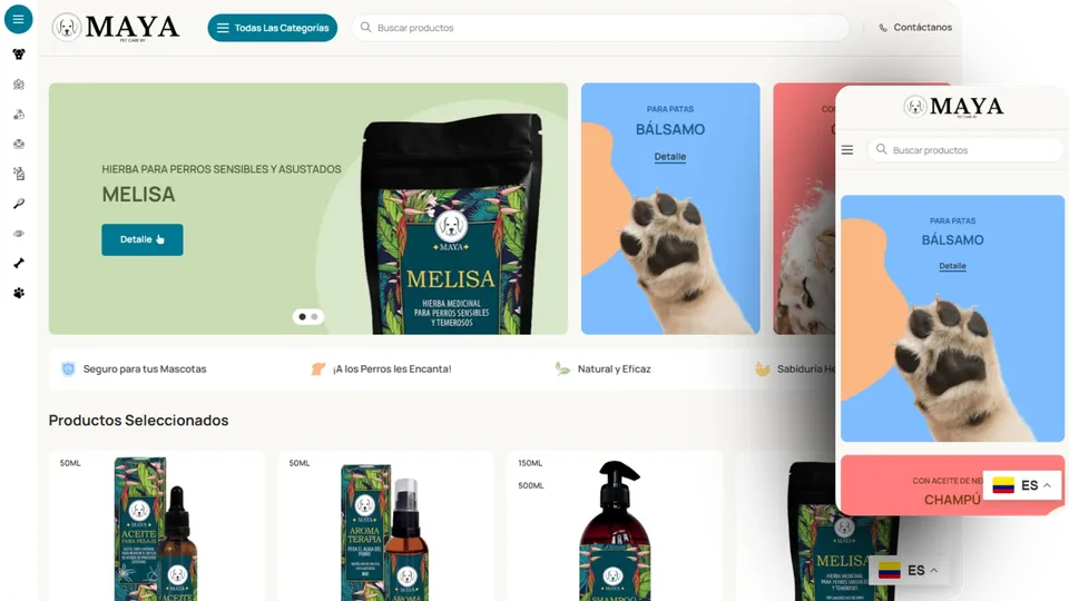 petcarebymaya.com – web vytvořil Adam Stříteský